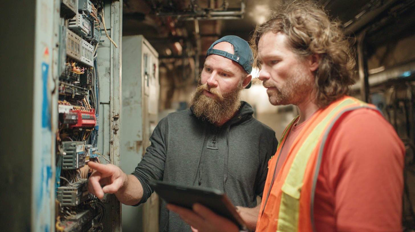 elevator modernization vs repair comparison showing inspection of aging elevator system